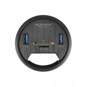 Kontaktligzda DeLOCK 64152 melna 1 gab. kastē