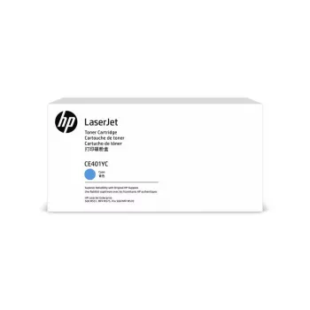 HP 507A - CE401YC - CQ - atvērta kaste - Project Packaging - Ciānas toneris