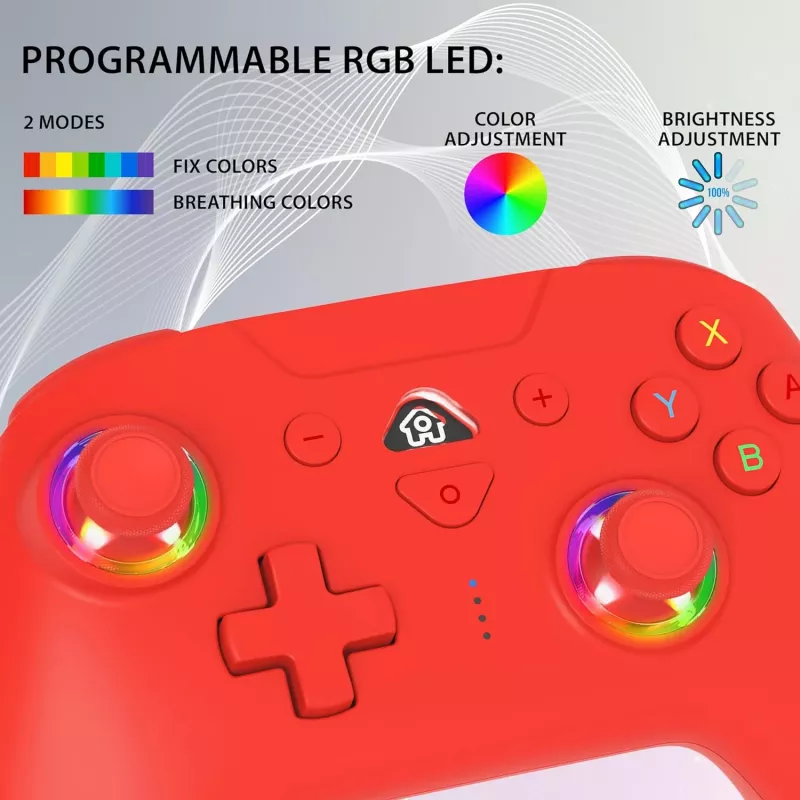 Subsonic bezvadu LED kontrolieris sarkans Switch