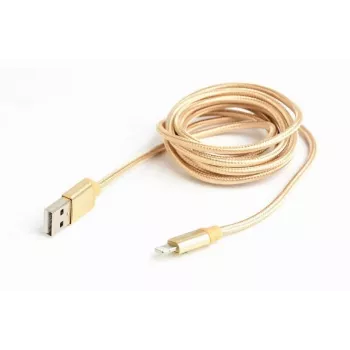 Lightning kabelis Cablexpert CCB-MUSB2B-AMLM-6-G 1.8 m zelta krāsā