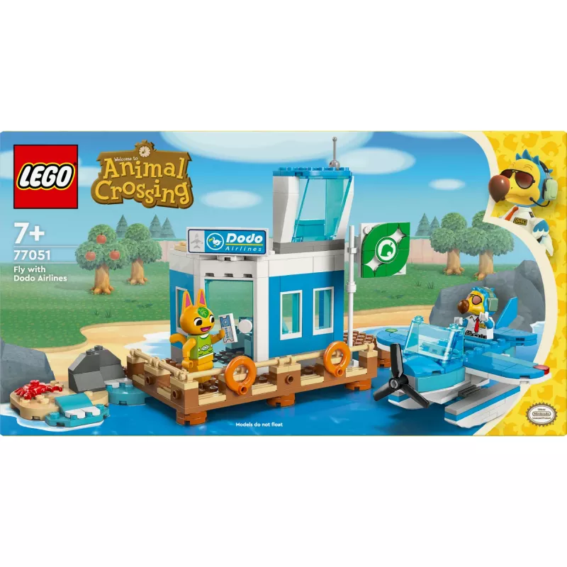 Konstruktors LEGO 77051 Animal Crossing: Fly with Dodo Airlines komplekts, LEGO zīmols, modelis 77051