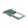 DeLOCK PCI Express x4 karte uz 1 iekšējo U.2 NVMe SFF-8639