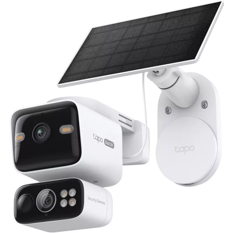 TP-Link Tapo C645D KIT, ar saules enerģiju darbināma pagriežama/noliecama bezvadu kamera, 3MP