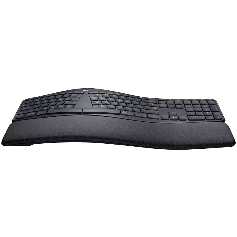 Logitech ERGO K860 - Tastatūra - Bezvadu - 2,4 GHz, Bluetooth 5.0 - QWERTY - GB - Grafīts