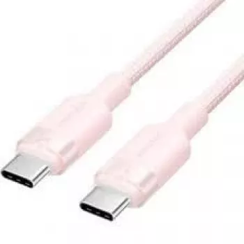 USB C uz USB C kabelis Vention TRDP USB 2.0 2 m 0.48 Gbit/s 60 W Rozā