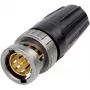Neutrik BNC savienotāja spraudnis, taisns 75 Ω 1 gab. (NBNC75BLP7X)