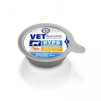 VET RESPONSE Hypoalerģiskā tītara - mitrā kaķu barība - 85g
