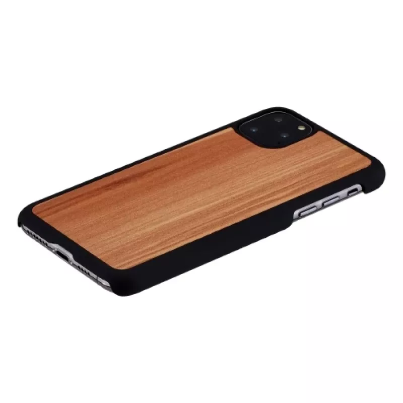 Viedtālruņa maciņš man and wood iPhone 11 Pro Max — cappuccino Melns apdare