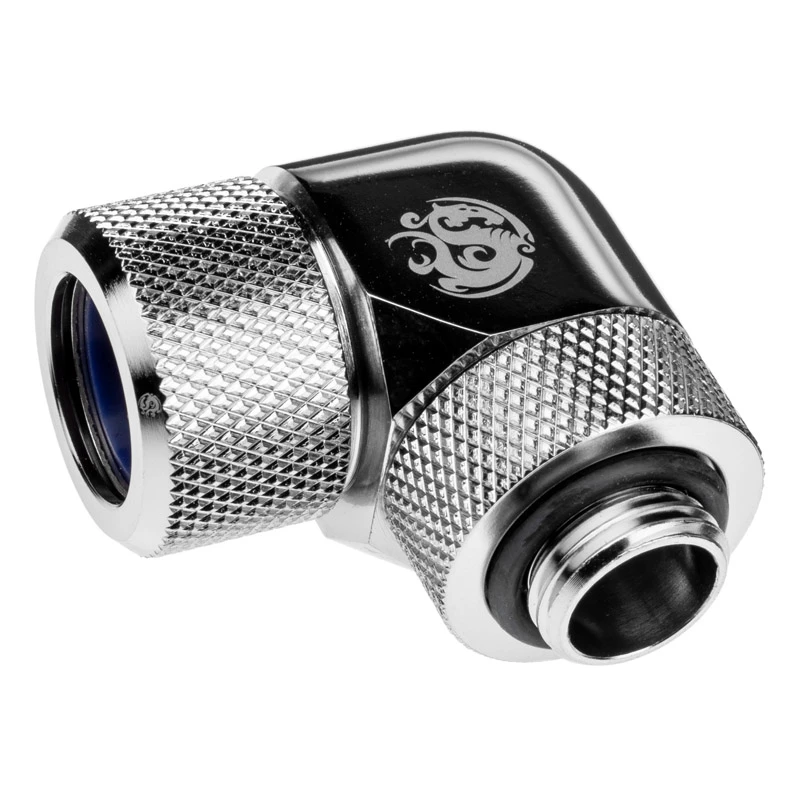 Caurule datora dzesēšanas sistēmai BitsPower BP-E90RMLA14 — misiņš, 14 mm diametrs, sudraba krāsa