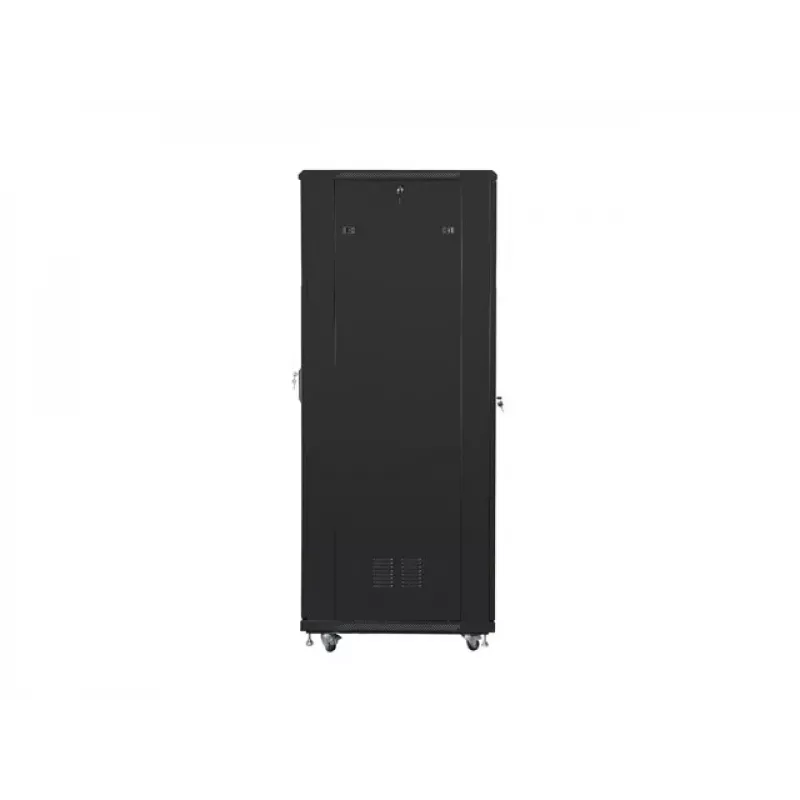 LANBERG 19 42U 800x800 stāvošs skapis ar stikla durvīm (FlatPack) melns (kravas sūtījums)