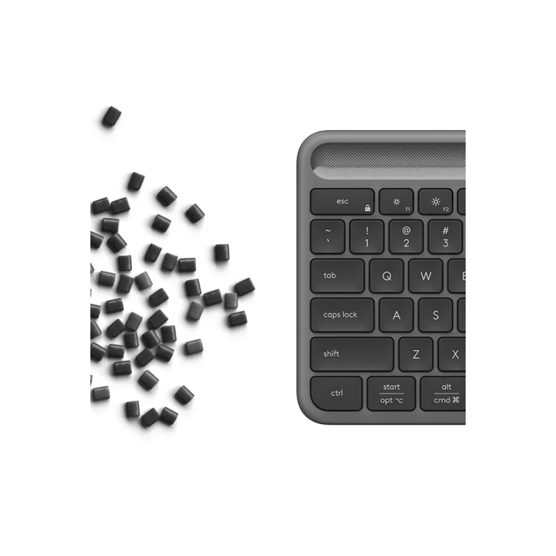 Logitech Signature plāns Solar+ K980 bezvadu tastatūra, grafīta