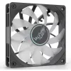 Valkyrie V12R ARGB 120 korpusa ventilators, apgrieztas lāpstiņas, melns, VK-FANV12RB