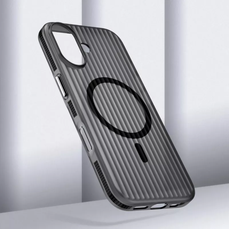 Vāciņš 4smarts 541639 iPhone 17 16 cm (6.3 collas) Melns Caurspīdīgs