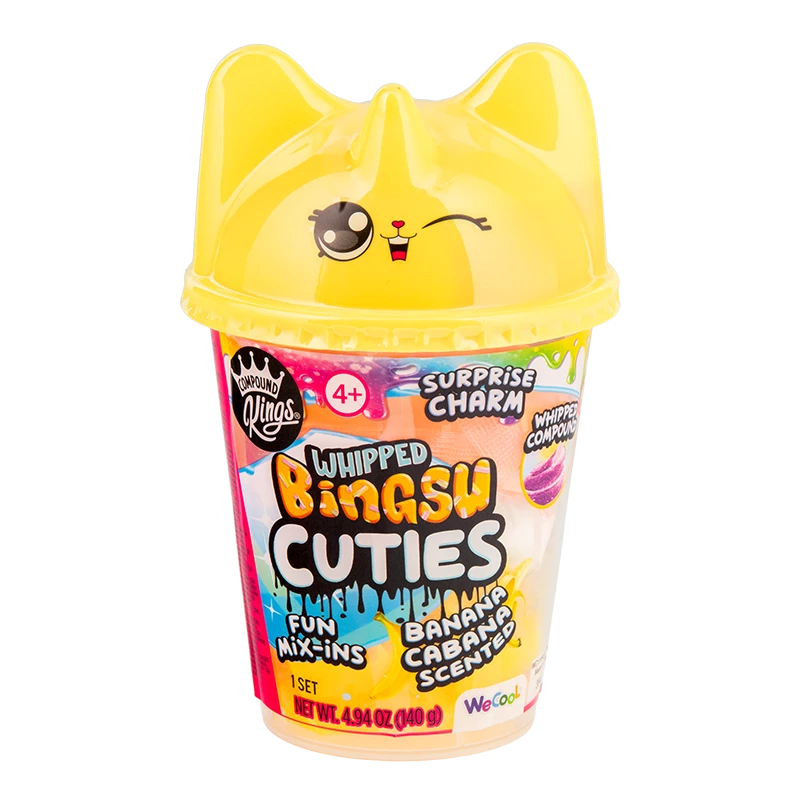 WECOOL Whipped Bingsu Cuties Banana Cabana saldētā deserta maisījums — Putukrējuma bingsu krūzīte, banānu garša
