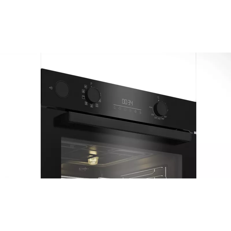Iebūvējamā elektriskā cepeškrāsns BEKO BBIS17300BSEA, 60 cm, 72 L, daudzfunkciju, SteamAid™, Airfry, A+