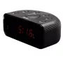 Clock Denver CR-430 analogā un digitālā FM radio LED displejs melns