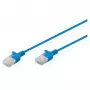 Uzlabojuma kabelis DIGITUS CAT6 U-UTP plāns, 5 m, melns