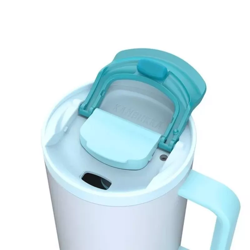 Termo krūze ar teleskopisko salmiņu Kambukka Rio Tumbler 950ml Frosty Coconut