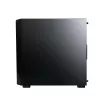 Montech X5M (B) Micro Tower PC korpuss — Micro‑ATX/Mini‑ITX, 3x120mm priekšā, 1x120mm aizmugurē, atbalsta ATX barošanas bloku, 2x3.5 collu + 4x2.5 collu, Melns