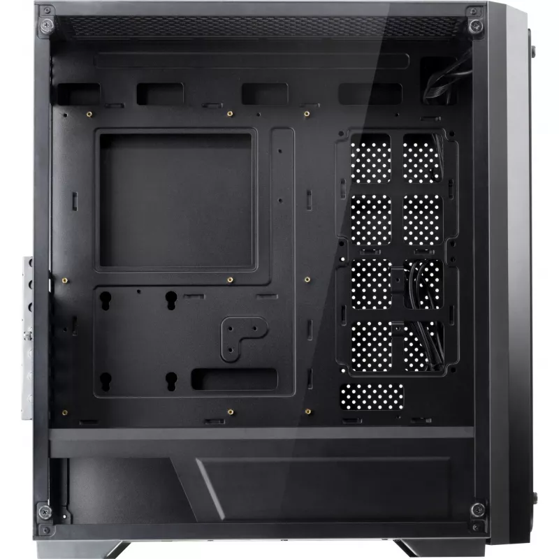 RAIJINTEK PONOS TG4 - Galddators - PC - SPCC - Melns - ATX - EATX - EEB - micro ATX - Mini-ATX - Spēlēm