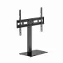 Grīdas TV statīvs GEMBIRD TVS-D75S-01 37–75 collu televizoriem, tērauds, regulējams augstums un slīpums, VESA 75x75–600x400, 40 kg ietilpība