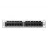Plāksteru panelis LANBERG PPU6-9012-S, 12 portu Cat6, metāls, pelēks