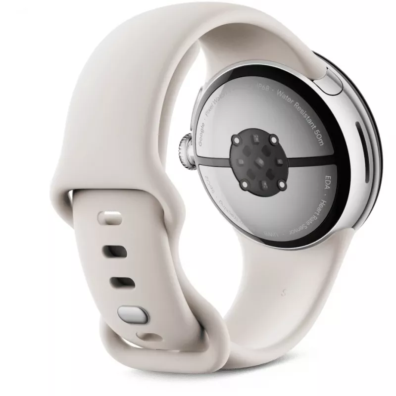 Google Pixel Watch 3 AMOLED 41 mm Digital Touchscreen Sudraba Wi-Fi GPS (satelīts)