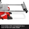 Power X-Change akumulatora galda zāģis TE-TS 36/210 Li-Solo, 36 volti (2x18V) (sarkans, bez akumulatora un lādētāja)