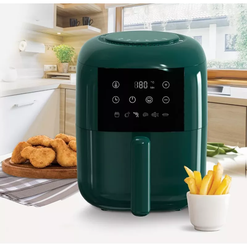 Feel-Maestro MR-755 fritieris 3 L 1200 W Karstā gaisa fritieris Zaļš