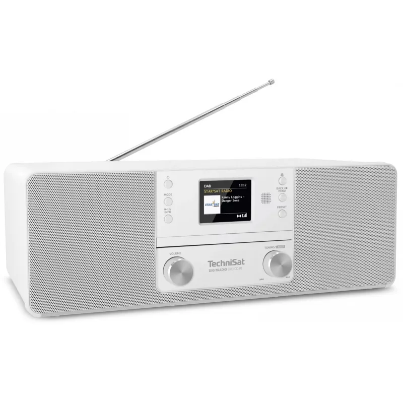 TechniSat DigitRadio 370 CD IR DAB radio Cd / MP3-Player Digital Player Radio Interneta radio Bluetooth-Audio uztvērējs 10Watt