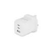 Dicota Barošanas bloks - kompakts, GaN - 65 W - 5 A - PD 3.0 - 3 izejas porti (2 x USB-C, USB)