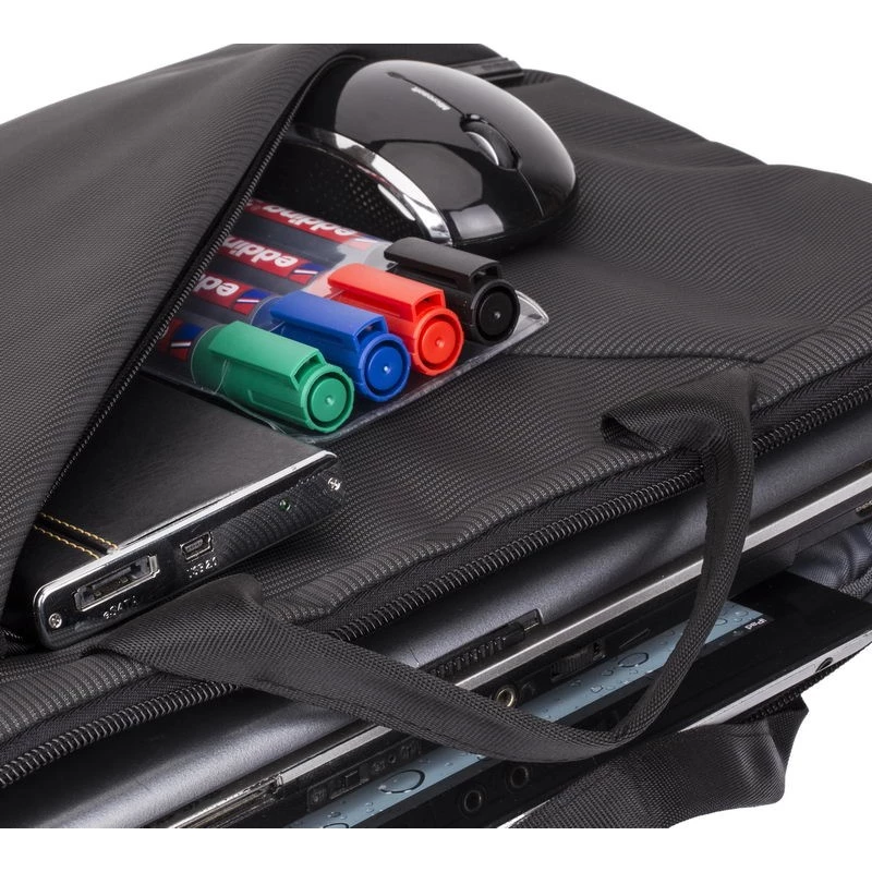 Rivacase 8730 39,6 cm (15,6 collas) vēstnešu soma, melna
