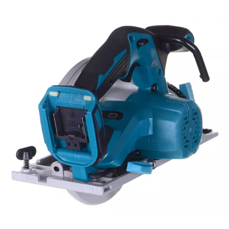 Makita DHS680Z pārnēsājamais ripzāģis tirkīza krāsā 5000 RPM 18 V