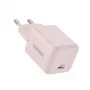 Strāvas adapteris UGREEN X512 20W USB-C PD ātrā uzlāde, rozā, 100–240 V ieeja, 1× USB-C