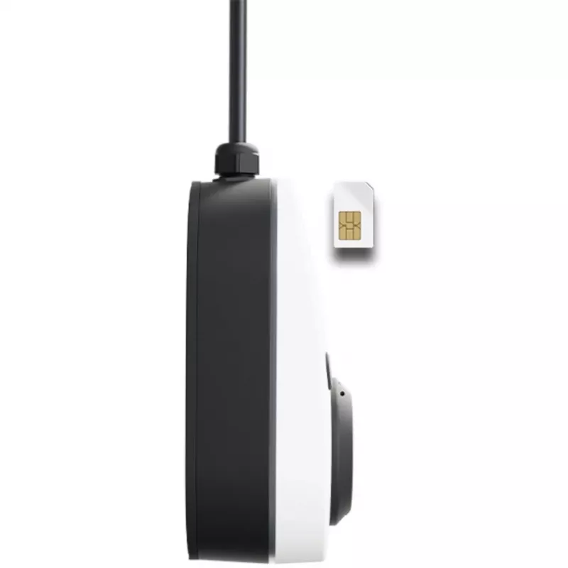 Lādētājs Gemini 2.0, 11 kW (16A 3-fāžu), Wallbox balts/melns, bez kabeļa, 4G/LTE