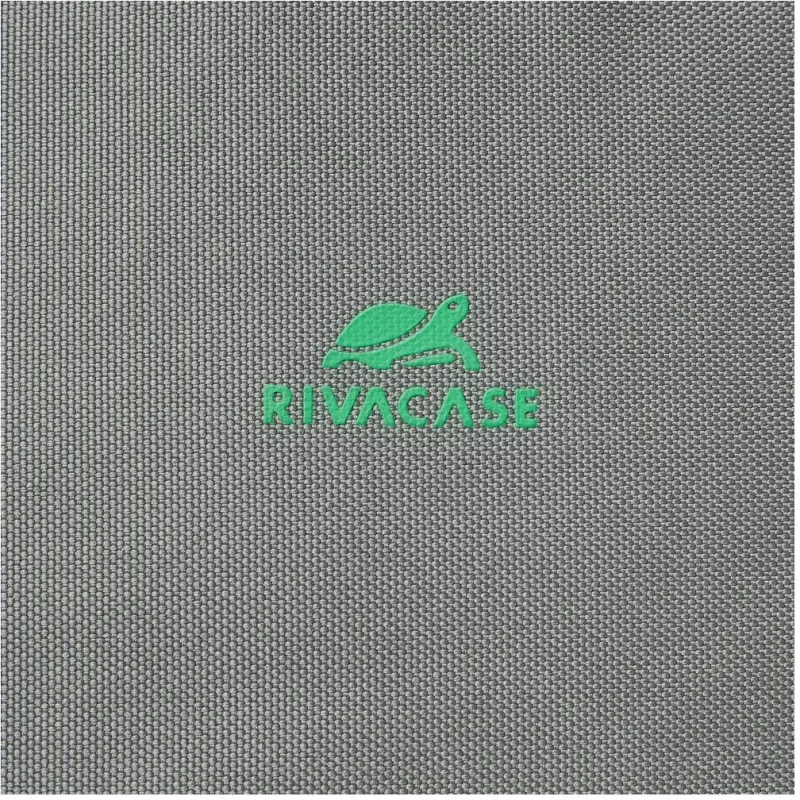 Pilsētas mugursoma Rivacase Gremio pelēka poliesters rPET 280x135x430mm