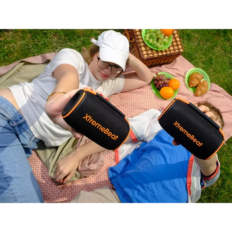 Tracer XtremeBeat Lite TWS portatīvais Bluetooth skaļrunis melns 10 W