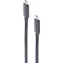 USB kabelis ShiverPeaks BS13-65015 USB4 Gen 3x2 0.5m Melns