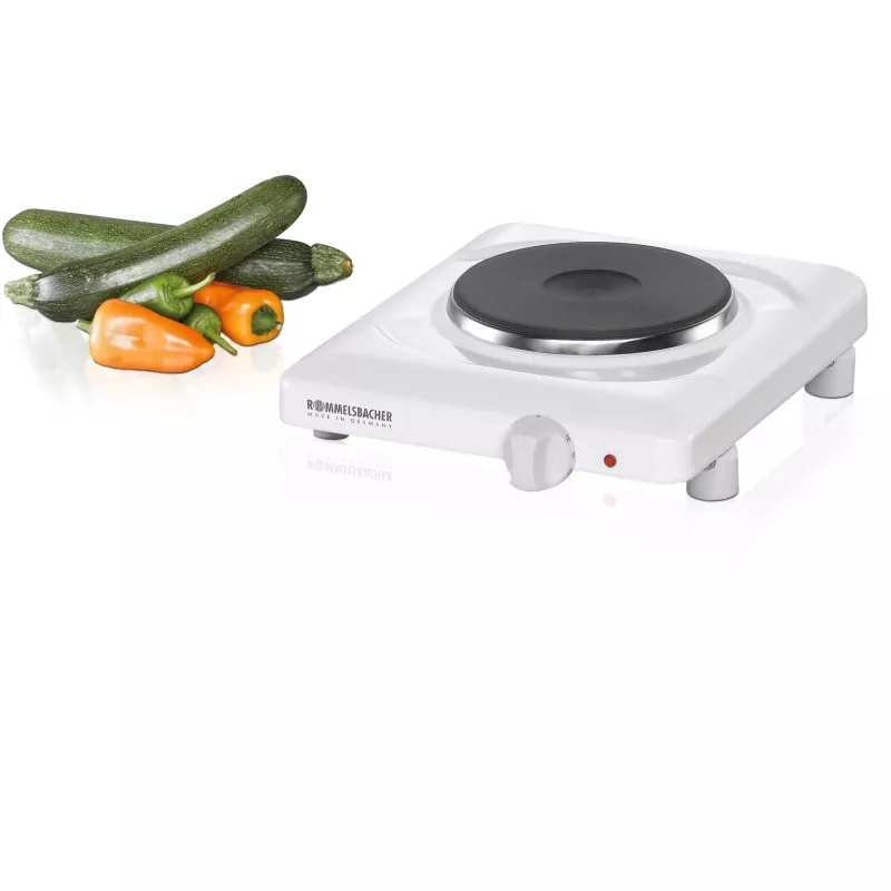 Rommelsbacher THL 1097 - Galda plīts - Balta - 1000W - 1m - 24,5 cm - 27,5 cm (THL 1097)