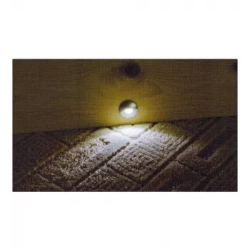 Synergy 21 S21-LED-L00024 iekštelpu/āra, piemērots iekštelpām, padziļināti montējams apgaismes spotiņš 0,6 W, melns - sudraba gaismas spotiņš