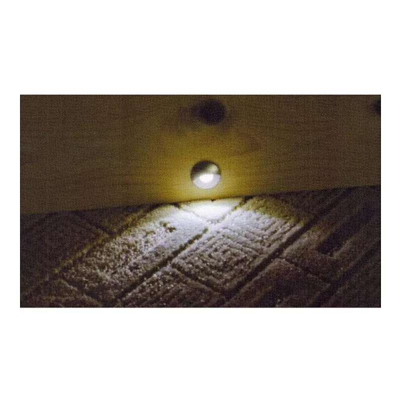 Synergy 21 S21-LED-L00024 iekštelpu/āra, piemērots iekštelpām, padziļināti montējams apgaismes spotiņš 0,6 W, melns - sudraba gaismas spotiņš