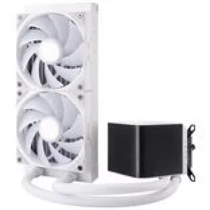 Jonsbo D32 STD PC korpuss + TRYX PANORAMA pilnīga šķidruma dzesēšana, ARGB - 240 mm, balts