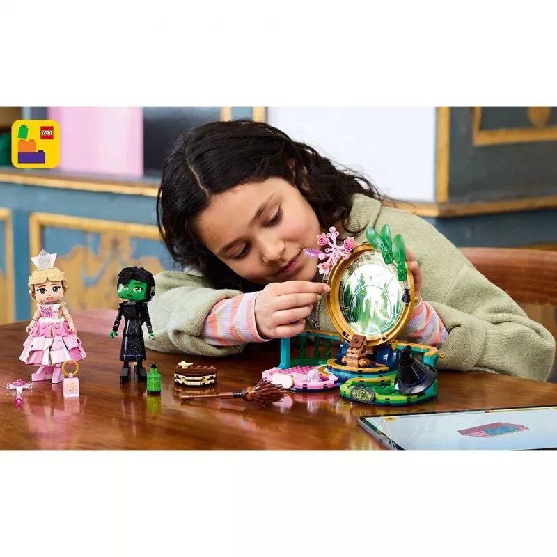 LEGO Wicked figūriņas Elphaba un Glinda 75682 – kolekcionējams minifigūru komplekts