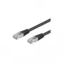 Wentronic Goobay CAT 5e komutācijas kabelis, SF/UTP, melns, 50 m - CCA vara maisījums (68674)