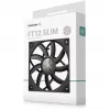 120 mm PWM plāna korpusa ventilators DeepCool FT12 plāns — melns, zema profila dizains, PWM vadība