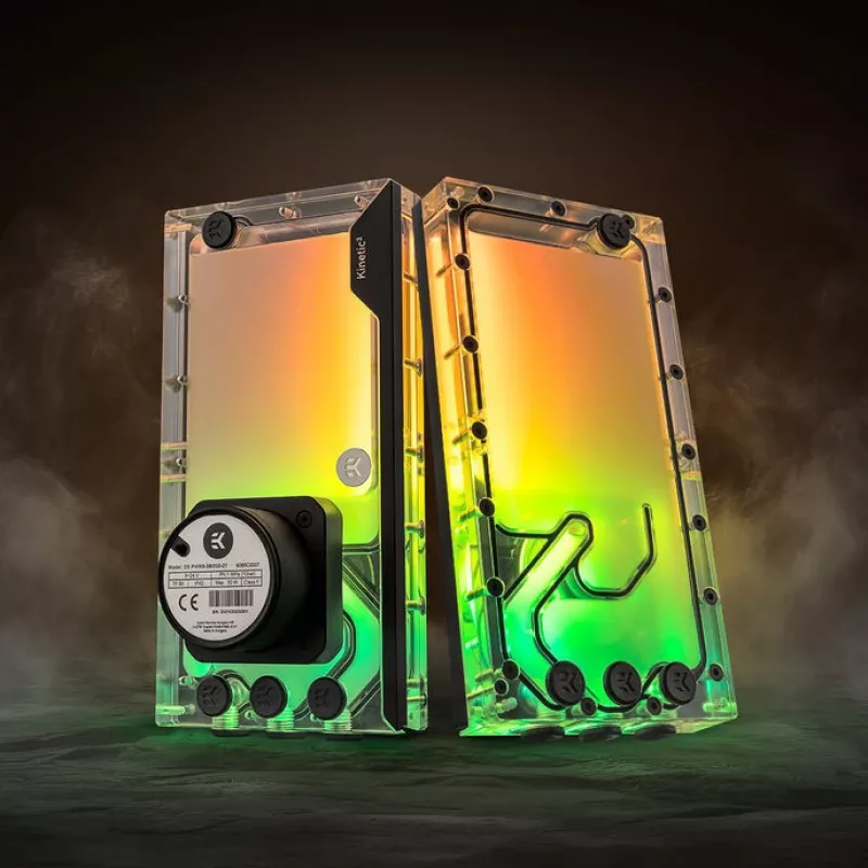 EK Water Blocks EK-Quantum Kinetic3 FLT D5/DDC rezervuārs 240mm D-RGB