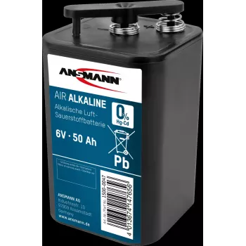 Ansmann Battery Zinc-Air Alkaline Block Luft-Sauerstoff - akumulators - 50 000 mAh
