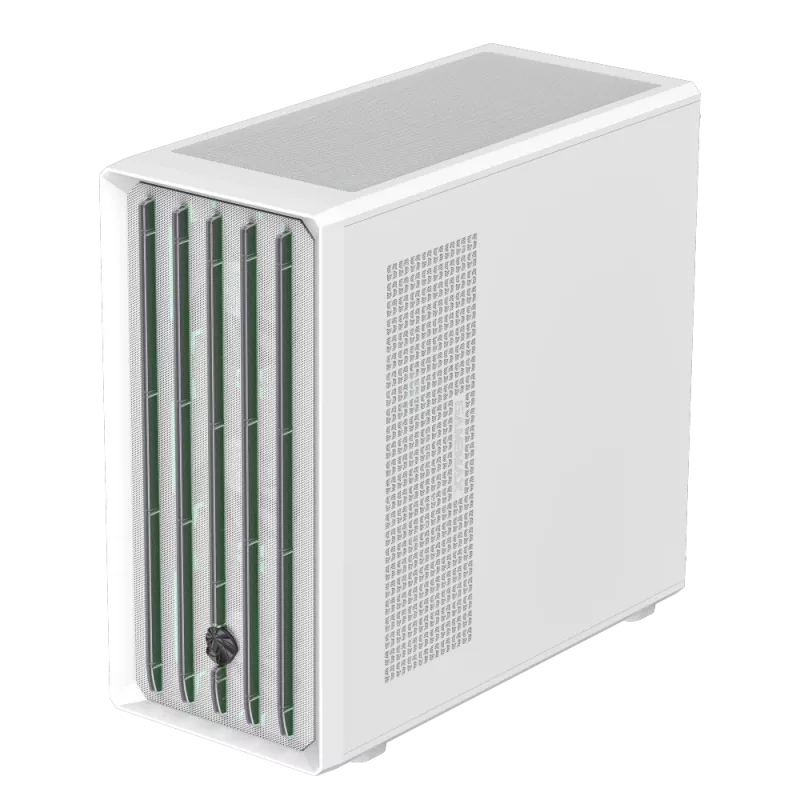 Gamemax korpuss | CLAW 460 WH | Balts | Mid-Tower | Barošanas bloks nav iekļauts