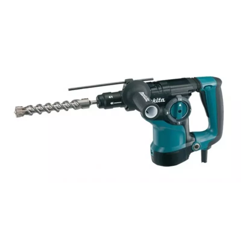 Rotējošais āmurs Makita HR2811FT — 800 W, 2,9 J trieciena enerģija, 1100 apgr./min, 4500 sit./min