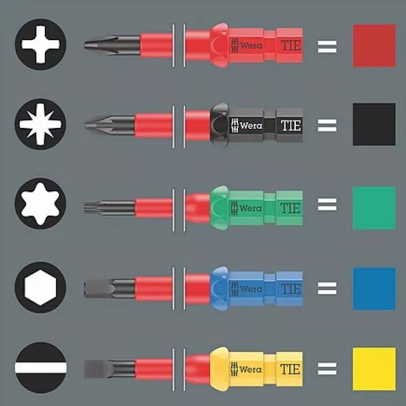 Wera Kraftform Kompakt VDE 17 Universal 1 skrūvgriežu komplekts (05006611001)